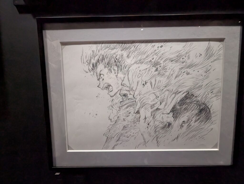 破のシンジが綾波を助けに行くところの原画